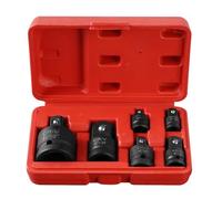 Adaptador de llave de vaso: WIYETY reductor para llave de impacto, juego de adaptadores angulares para trabajos industriales