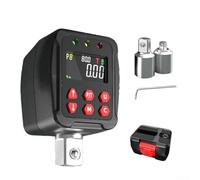 Adaptador de llave dinamométrica digital de 1/2 pulgada para llaves ajustables y de trinquete, rango de 0,9-340 Nm, precisión de ± 1%, modo pico/pista, LCD Dis(340N)