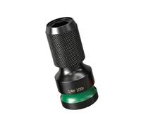 Adaptador de llave eléctrica cuadrada a vástago hexagonal de 6,35 mm, mecanismo de cambio rápido para adaptador de llave eléctrica de 1/4 a 1/2 bits