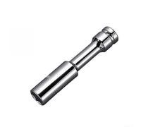 Adaptador de llave hexagonal de 1/2 pulgada para destornilladores de impacto que soportan tamaños de enchufe métricos de 8 mm a 19 mm, construcción de cromo vanadio (17 mm)