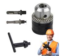 Adaptador de mandril, adaptador de broca de capacidad, convertidor de llave de aire, herramienta de adaptador de portabrocas de taladro, llave de herramienta de reparación resistente, fácil de usar,