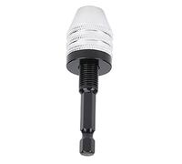 Adaptador de mandril de acero de alta velocidad para convertir broca de vástago hexagonal de 0,3 a 6,5 mm, portabrocas sin llave para taladro de cambio rápido, duradero y