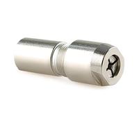 Adaptador de mandril de amoladora angular a rectificadora recta con boquillas dobles de 3 mm y 6 mm para tareas de molienda precisas, ángulo a puntas rectas