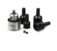 Adaptador de mandril de taladro , abrazadera de taladro de acero, manguito de conector de acoplamiento, biela for mandril de taladro de eje de Motor de 4mm, 5mm, 6mm y 8mm ( Color : 4mm Rod with Wrenc