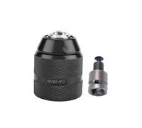 Adaptador de mandril de taladro sin llave, rosca 3/8-24UNF, 0,8mm-10mm, for taladro eléctrico manual, martillo rotativo/taladro percutor