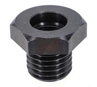 Adaptador de mandril de torno de madera 2.5 cm-8tpi a 3/4x16 convertidor de husillo de acero para torneado de metal y mecanizado CNC con acabado negro de alta rigidez para tornos manuales de motor