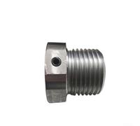 Adaptador de mandril de torno de madera, convertidor de rosca de husillo de 1 pulgada x 8 TPI a 1-1/2 pulgadas x 8 TPI de acero inoxidable para accesorios de torno de torneado de madera