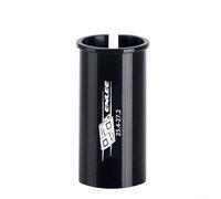 Adaptador de manga reductora de tija de sillín de aluminio, 60 mm de longitud, para conversión de diámetro entre 22,2 mm y 34,9 mm, espaciador ligero para cuadro de bicicleta, ciclistas (25,4-27,2)