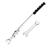 Adaptador de mango largo - Tubo de acero, agarre auxiliar | Extensión de extremo abierto, varilla de palanca duradera más amplificador de par para herramientas de garaje. Mantenimiento del automóvil