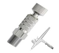 Adaptador de manguera de aerógrafo, adaptador de desconexión profesional, accesorios de aerógrafo, piezas de repuesto de enchufe de acoplamiento de liberación rápida para una mayor eficiencia