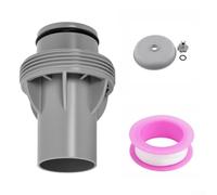 Adaptador de manguera de ajuste a presión de 38 mm y kit de tapa de filtro para piscina Intex sobre el suelo, repuesto P6916 P05425 con ventilación de aire y junta - Accesorio de filtro de arena y