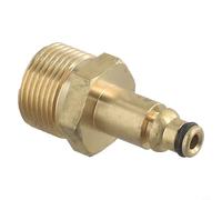 Adaptador de manguera de alta presión M22, rosca exterior de latón para Kärcher para la serie K22 para LAVOR AR Leach Four hasta 3200 PSI para acoplamiento rápido, manguera de jardín, color dorado