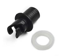 Adaptador de manguera de bomba de kayak, conector adaptador de manguera de bomba de pie de aire para barco inflable kayak