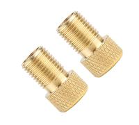 Adaptador de manguera de boquilla para bicicletas con válvulas dobles, válvulas de bombeo, conector de bicicleta de carretera, fácil de usar, pista de inflado de neumáticos