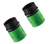 Adaptador de manguera de carbohidrato reforzado de 3/4 pulgadas, adaptador de grifo de agua, adecuado para grifos y jardines estándar