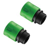 Adaptador de manguera de carbohidrato reforzado de 3/4 pulgadas, adaptador de grifo de agua, adecuado para grifos y jardines estándar