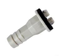 Adaptador de manguera de drenaje, 1 paquete de boquilla de drenaje de aire acondicionado para una descarga eficiente de agua, construcción ABS para sistemas HVAC (1,5 cm)