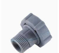 Adaptador de manguera de drenaje para piscina Coleman, sobre el suelo y Bestway, ID 1.5 pulgadas OD 1.0 pulgadas con rosca de manguera de jardín de 3/4 pulgadas, conector de tapón de drenaje que se