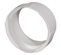 Adaptador de manguera de escape para secadora (ideal para secadoras con conexión de 100 mm) blanco