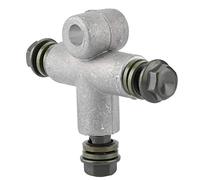 Adaptador de Manguera de Freno de 3 Vías, Hierro, Tee de 10mm, | Ajuste para Motocicleta y ATV, Uso en Motocross, Línea de Aceite Hidráulico, Construcción de Hierro, Instalación Fácil,