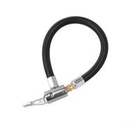 Adaptador de manguera de inflado de neumáticos con boquilla de conector de bloqueo, clip de válvula de metal para un inflado rápido sin fugas, compatible con vástagos de válvula estándar de coche