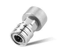 Adaptador de manguera de jardín a lavadora a presión, conector de manguera de 3/4 pulgadas GHT a 1/4 pulgadas de conexión rápida, conector de manguera para boquilla, accesorio de pistola de