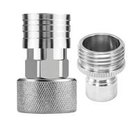 Adaptador de manguera de jardín, a prueba de fugas, universal, conector de manguera, adaptador de tubería de agua, para el hogar, baño, cocina, césped, patio, riego, lavado y limpieza