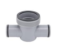 Adaptador de manguera de la piscina, conector de unión T de 1.25 a 1.5 pulgadas, PP de la manguera de la piscina con juntas tóricas para la bomba del filtro y las piscinas
