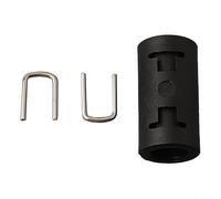 Adaptador de manguera de lavado a presión, conector de tubo de extensión para LAVOR para Nilfisk para Bosch, pieza de repuesto de plástico de ingeniería para conectar múltiples mangueras, negro (A)