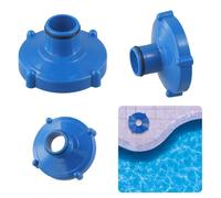 Adaptador de manguera de piscina EffiFish 80mm a 32mm, conector de PVC para piscinas Intex, ajuste seguro para aspiradoras y sistemas de filtro, azul grisáceo (gris)