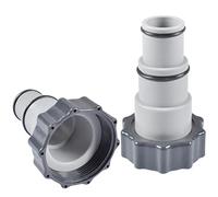 Adaptador de manguera de piscina Intex A - 2 piezas, rosca interior 32/38 mm, repuesto para piscina