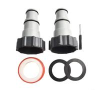 Adaptador de manguera de piscina intex de 1.25 a 1.5 pulgadas, pieza de repuesto para gestión del agua, conexión roscada segura para piscinas intex y mangueras de drenaje