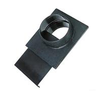 Adaptador de manguera de polvo de ventilación con válvula de tres vías, junta de tubo de plástico ABS de 100 mm para sistemas colectores y extractores, accesorio de ajuste eficiente de control de