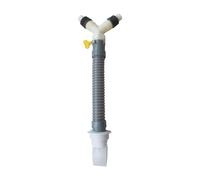 Adaptador de manguera de salida de lavadora, conector de tubería de entrada, junta en T del depósito de drenaje, conector divisor, acoplamiento de manguera de drenaje(A)