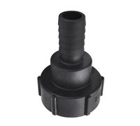 adaptador de manguera de tanque de plástico IBC adaptador 60 mm rosca importación a manguera de conexión de 25 mm (Paquete de 1)