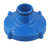 Adaptador de manguera de vacío de piscina de 80 mm a 32 mm compatible con sistemas de filtración de piscina Intex y equipos de limpieza (azul)