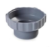 Adaptador de manguera Intex 11239 diseñado como repuesto para montaje de pared 28001E para skimmer de piscina y kit de lujo