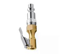 Adaptador de manguera para inflador de neumáticos con mandril de aire de latón con válvula para neumáticos