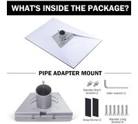 Adaptador de manguera Starlink Gen 3. Kit de montaje para adaptador de montaje en poste Starlink compatible con