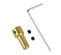 Adaptador de manguito de latón macizo para eje de motor adecuado con base JTO de 3,17 mm, ajuste de precisión, pieza de herramienta de latón