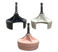 Adaptador de máquina de tejer de punto rápido destornillador eléctrico accesorio para Sentro 22 40 48 agujas - Broca hexagonal mango de manivela convertidor DIY sombrero bufanda fabricante negro (100%