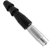 Adaptador de maquinaria de movimiento macho Xlr de 3 pines, aluminio y ABS, Vac-U-Lock, 5,6 x 1,8 x 1,8 cm