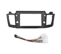 Adaptador De Marco para Radio De Coche De 10.1 Pulgadas Decodificador Can-Bus Panel De Salpicadero para Radio Android para Toyota para Rav4 2013-2018 KLAUER(Frame Cable Black)
