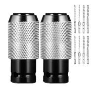 Adaptador de martillo giratorio con brocas de impacto, convertidor de liberación rápida y juego de brocas de impacto de 4 piezas para materiales resistentes, convierte el martillo en taladro para