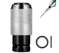 Adaptador de martillo giratorio con juego de brocas de impacto, adaptadores de liberación rápida para taladros llave con adaptador, para materiales resistentes (A)