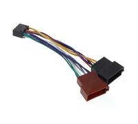 Adaptador de mazo de cables para radio estéreo de coche Kenwood/JVC, conector ISO estándar, cable de