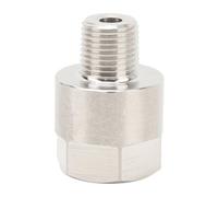 Adaptador de Medidor de Presión de Aceite Aramox, Adaptador de Medidor de Presión de Aceite 1/8 pulg. NPT Macho a Hembra M10x1.0 para Despegue del Medidor de Temperatura de