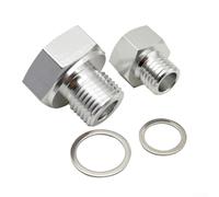 Adaptador de medidor de temperatura de refrigerante de presión de aceite de aluminio para LS1 4.8 5.3 6.0 Engine Swap M12x1.5 M16x1.5