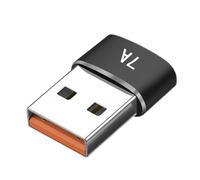 Adaptador de metal universal tipo C hembra a USB macho, convertidores de carga rápida, tamaño compacto, fiabilidad, función de transferencia de datos, adaptador USB C de metal