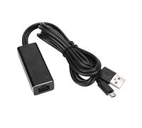 Adaptador de Micro USB a Ethernet RJ45, Adaptador LAN 10/100 Mbps, Adaptador de Red USB Plug and Play con Carcasa de aleación de Aluminio para TV Stick y Dispositivos Android